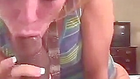 Hubby eats bbc cum from wifes pussy