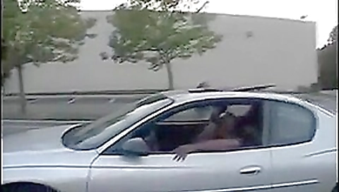 Her lover picks her up at Work