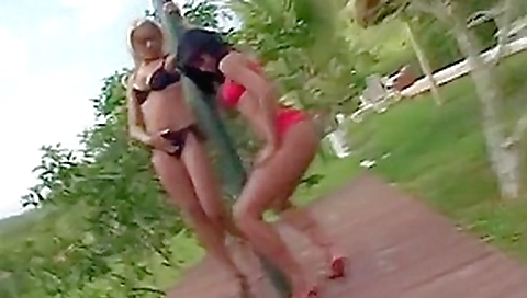 Two Couples Enjoy Some Red Hot Outdoor Fucking
