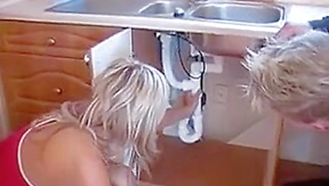 Plumber pushes outflow husband clients