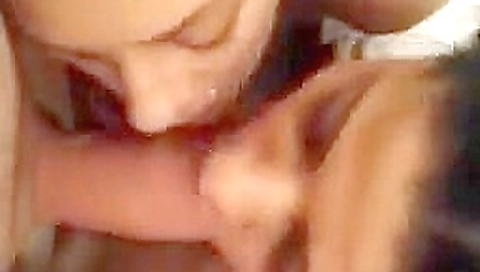 Step mom shared my bully cock with auntie so they could drool over it together