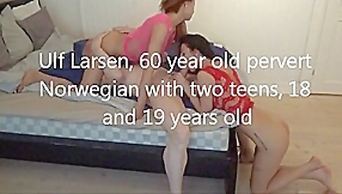 Pervert ulf larsen fuck two college girl!