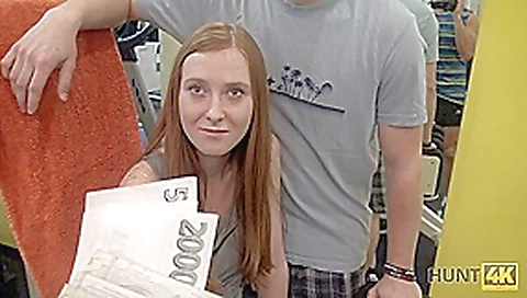HUNT4K. Muscled bf watches how well-shaped teen 18+ girl cheats