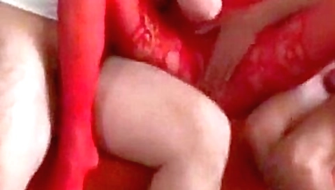 Red body stocking